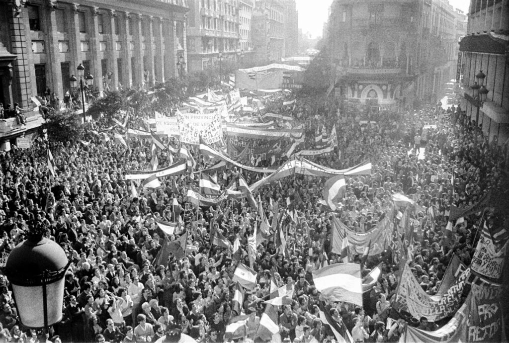 Demonstration 4. december 1977